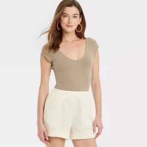 Universal Thread Brown Bodysuit. Size Small. NWT